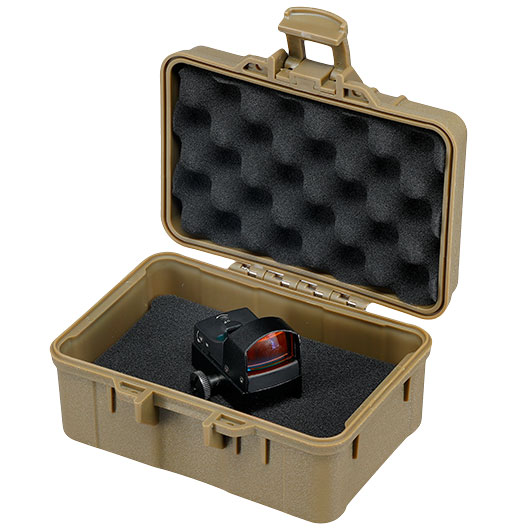WoSport Universal Tactical Mini Hard Case Box 13,5 x 9 x 7 cm PnP-Schaumstoff tan Bild 6