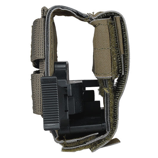 WoSport Universal Safety-Lock Holster fr Pistolen Nylon-Fabric rechts oliv Bild 2