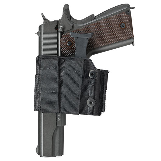 WoSport Universal Safety-Lock Holster fr Pistolen Nylon-Fabric rechts schwarz Bild 4