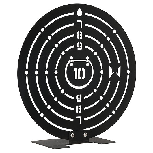 WoSport Circular Training Target bungsziel 230 mm aus Edelstahl schwarz