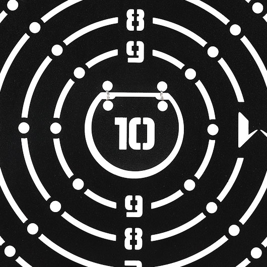 WoSport Circular Training Target bungsziel 230 mm aus Edelstahl schwarz Bild 3