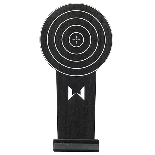 WoSport Shooting Training Target bungszielfiguren aus Aluminium schwarz - 2 Stck Bild 4