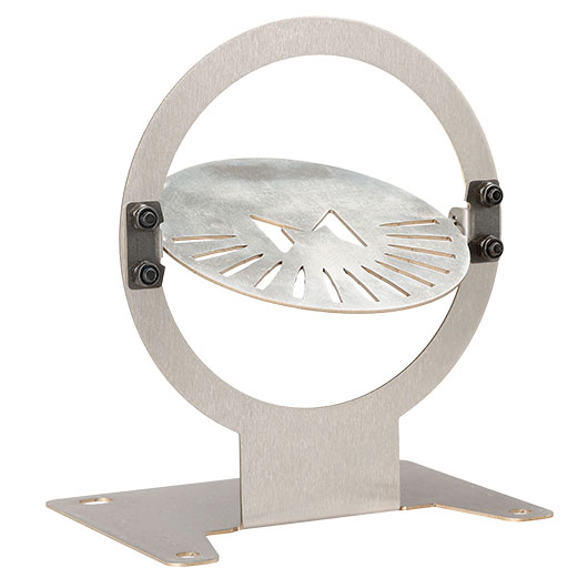 WoSport Flip Training Target bungsziel aus Edelstahl silber Bild 1