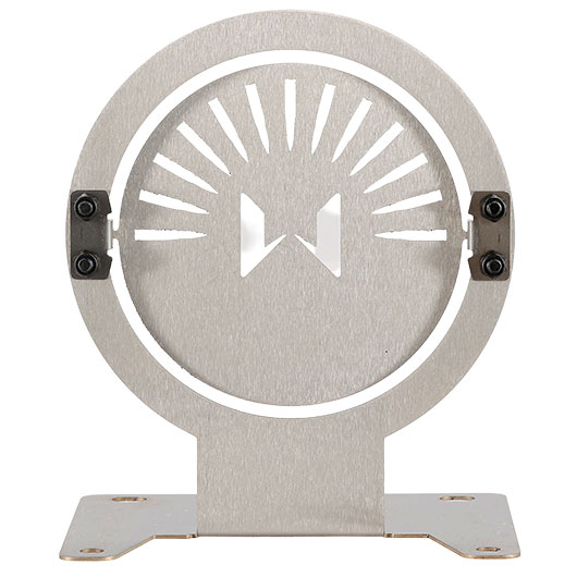 WoSport Flip Training Target bungsziel aus Edelstahl silber Bild 2