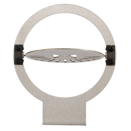 WoSport Flip Training Target bungsziel aus Edelstahl silber Bild 4