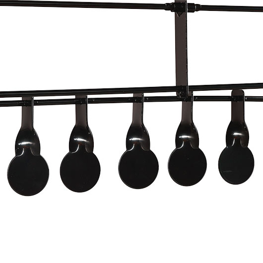 WoSport Wind-Bell Target mit 9 Zielen Metall Pendelspiel schwarz Bild 9
