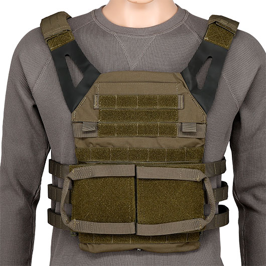 WoSport JPC 2.0 Style Plate Carrier Molle-Plattentrger Weste verstellbar oliv Bild 1