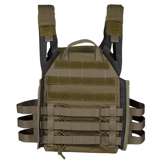 WoSport JPC 2.0 Style Plate Carrier Molle-Plattentrger Weste verstellbar oliv Bild 2