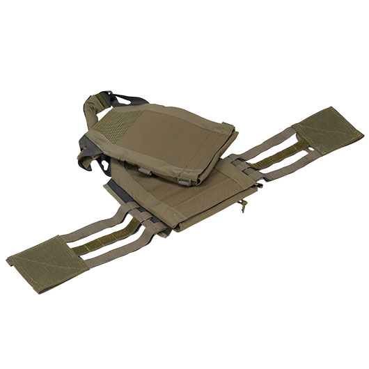 WoSport JPC 2.0 Style Plate Carrier Molle-Plattentrger Weste verstellbar oliv Bild 6