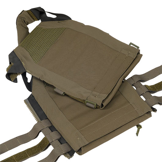 WoSport JPC 2.0 Style Plate Carrier Molle-Plattentrger Weste verstellbar oliv Bild 7