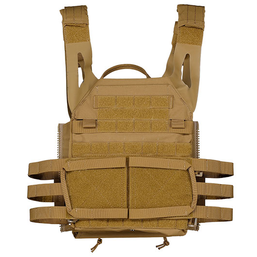 WoSport JPC 2.0 Style Plate Carrier Molle-Plattentrger Weste verstellbar coyote