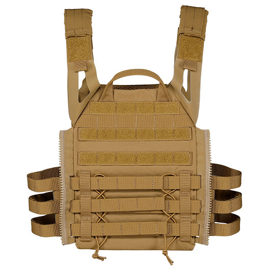 WoSport JPC 2.0 Style Plate Carrier Molle-Plattentrger Weste verstellbar coyote Bild 2