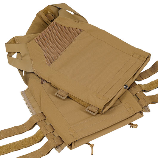 WoSport JPC 2.0 Style Plate Carrier Molle-Plattentrger Weste verstellbar coyote Bild 7