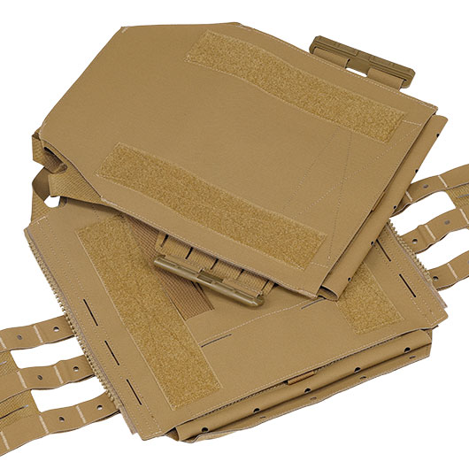 WoSport K-Style Plate Carrier Molle-Plattentrger Weste verstellbar coyote Bild 7
