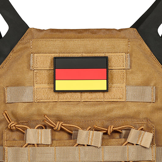 BW Deutschland Patch PVC mit Klettrckseite Bild 2