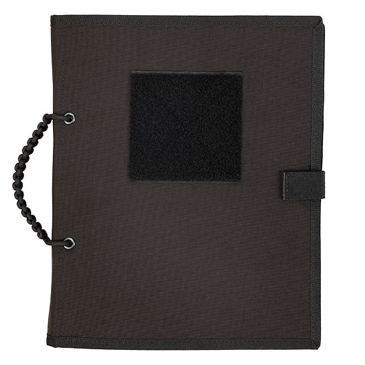 WoSport Patch Sammelbuch / Sammelmappe - The Book Of Patches mit 10 Flauschseiten schwarz