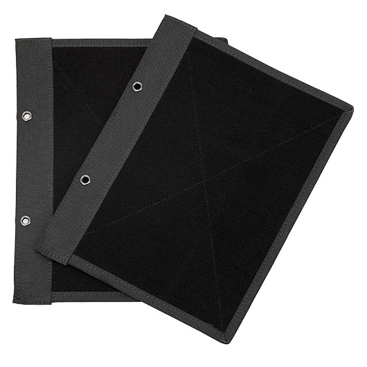 WoSport Erweiterungs-Set fr das Patch Sammelbuch - The Book Of Patches mit 4 Flauschseiten schwarz
