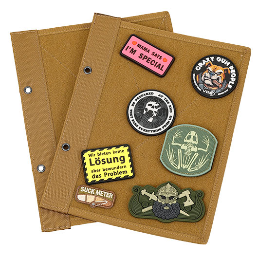 WoSport Erweiterungs-Set fr das Patch Sammelbuch - The Book Of Patches mit 4 Flauschseiten coyote Bild 2