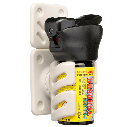 ESP Pfefferspray TORNADO 40 ml mit stabiler Wand-, Trhalterung 360 drehbar Bild 1