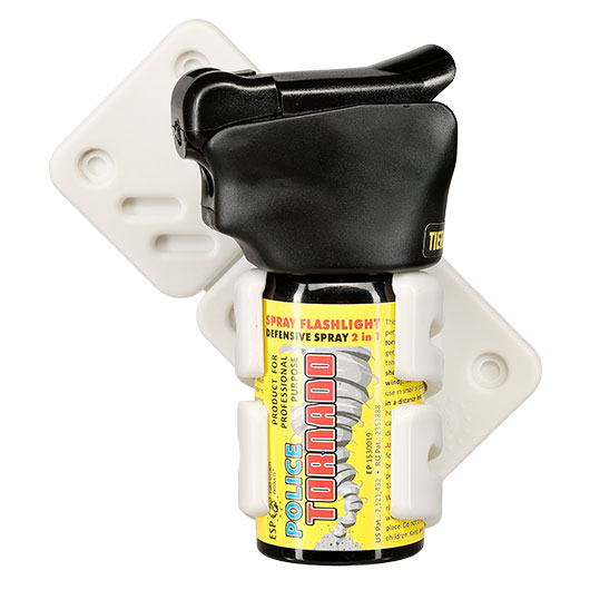 ESP Pfefferspray TORNADO 40 ml mit stabiler Wand-, Trhalterung 360 drehbar Bild 8
