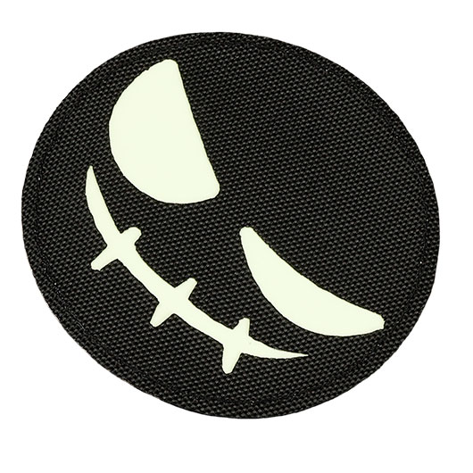 101INC Lasercut Patch  Bser Smiley selbstleuchtend mit Klettverschluss Bild 1