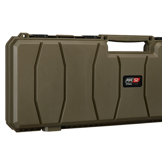 ASG / Strike Systems Hard Case Waffenkoffer 100 x 35 x 10 cm Waben-Schaumstoff oliv Bild 7