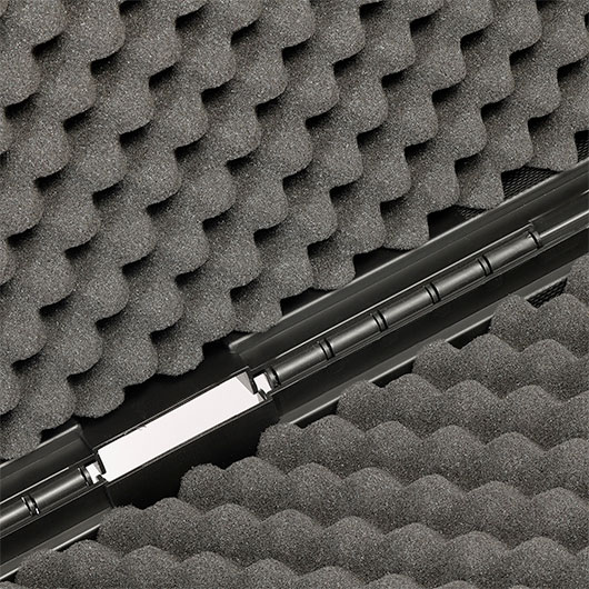 ASG / Strike Systems Hard Case Waffenkoffer 88 x 35 x 11 cm Waben-Schaumstoff schwarz Bild 6