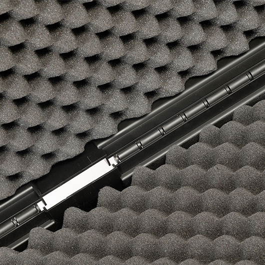 ASG / Strike Systems Hard Case Waffenkoffer 100 x 35 x 10 cm Waben-Schaumstoff schwarz Bild 6