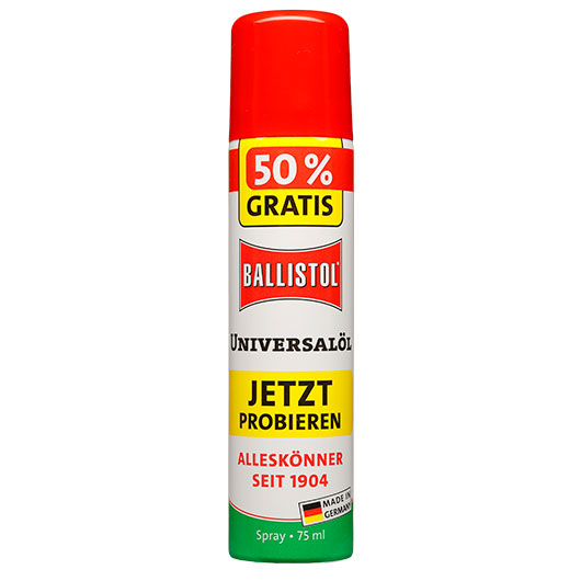 Ballistol Universall  Gratis 50% Sonderedition Spray 75ml