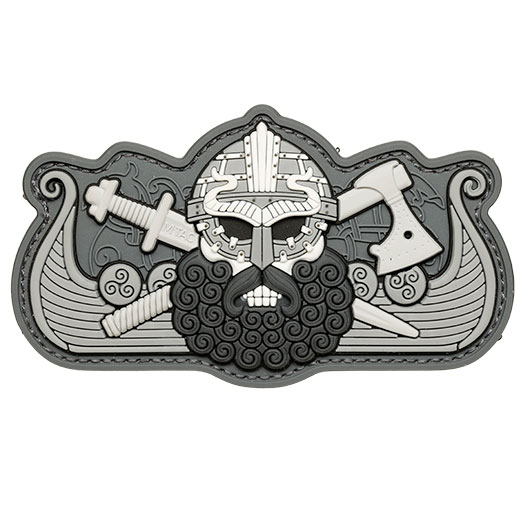 M-Tac  -Viking's Drakkar Patch schwarz/grau