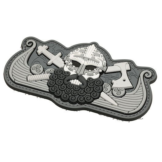M-Tac  -Viking's Drakkar Patch schwarz/grau Bild 1