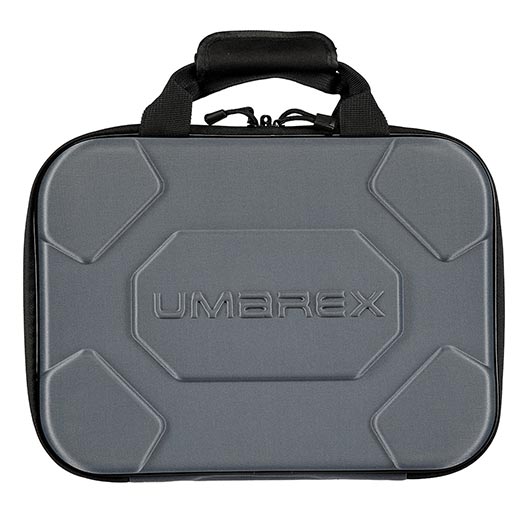 Umarex EVA Pistolentasche / Futteral 37,5 x 28,5 x 6,5 cm mit Noppen-Schaumstoff grau Bild 2
