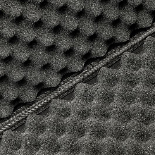 Umarex EVA Pistolentasche / Futteral 37,5 x 28,5 x 6,5 cm mit Noppen-Schaumstoff grau Bild 7