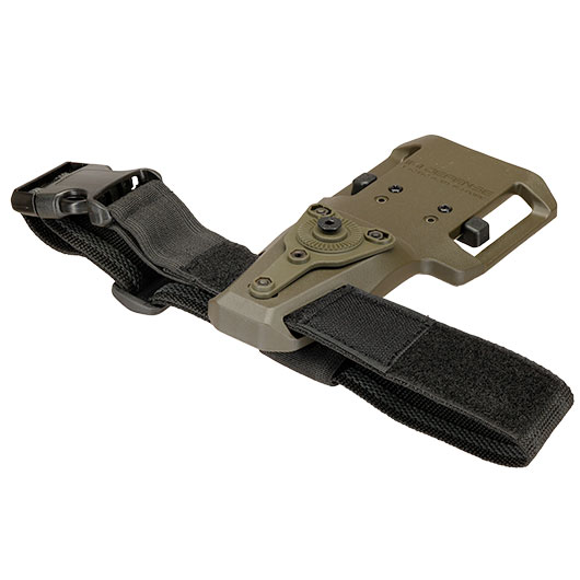 IMI Defense Mid Ride Belt Attachment / G�rteladapter mit Beingurt f�r Roto Holster oliv Bild 2