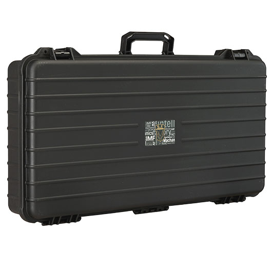 Golden Eagle Universal Hard Case Waffenkoffer 72 x 38,5 x 10,5 cm Waben-Schaumstoff schwarz Bild 1