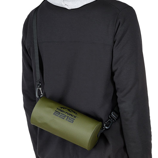 Umh�ngetasche im Zylinderformat wasserabweisend oliv Bild 5