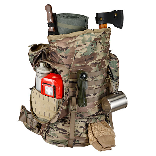Highlander Forces Elite Rucksack 66 Liter tarnfarben (HMTC) Bild 10
