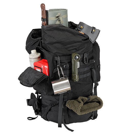 Highlander Forces Elite Rucksack 88 Liter schwarz Bild 11