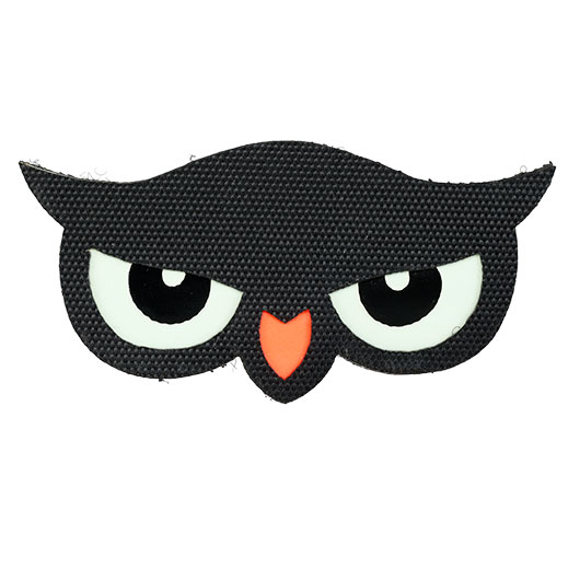 Lasercat Patch Eulenaugen leuchten im Dunkeln