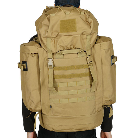 Brandit US Cooper Mountain Rucksack 80 Liter camel Bild 10