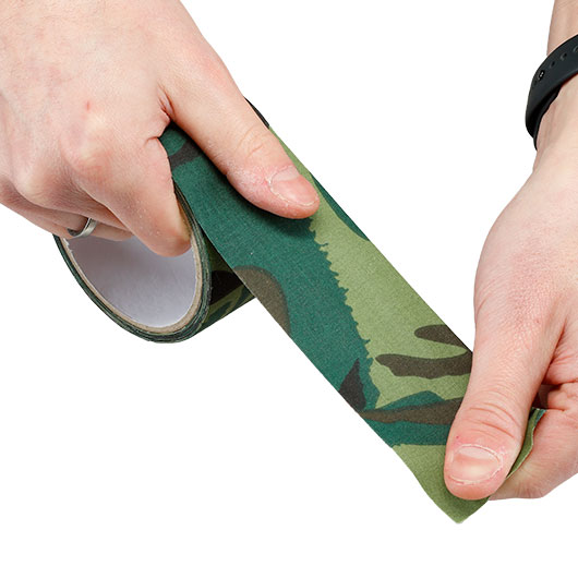 Delta Armory Tarnband / Klebeband selbsthaftend 50mm x 5,0m woodland Bild 4