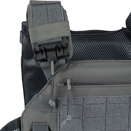 101 INC Weste Lasercut  mit QR Plattentr�gern grau inkl. Dummy-Platten Bild 8