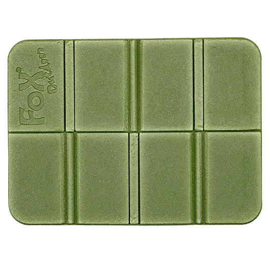 Fox Outdoor Thermositzkissen faltbar mit Molle-Tasche oliv Bild 3