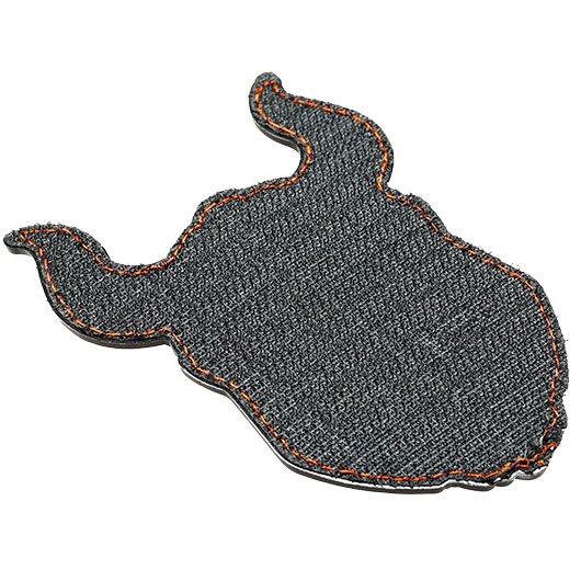 101 INC Totenkopf 3D Rubber Patch Wikinger Bild 6