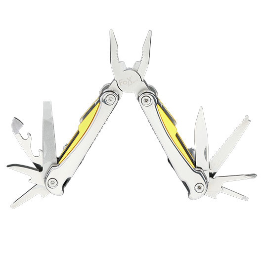Fox Outdoor Werkzeugset gro�e Ausf�hrung 9-teilig Edelstahl inkl. Etui