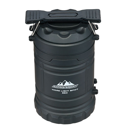 Alpina Sport Work Light Spot 360 LED Universal Arbeits- und Campingleuchte 240 Lumen schwarz Bild 11