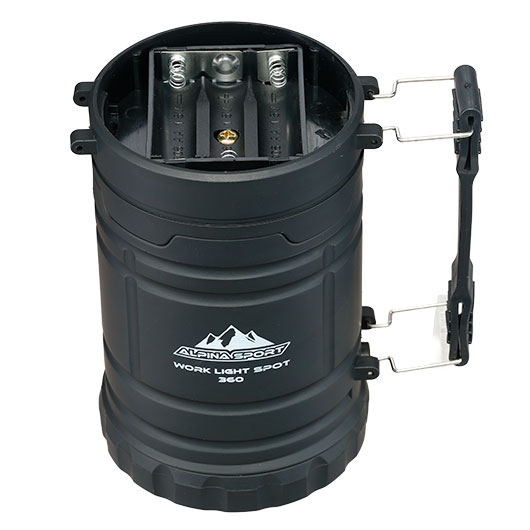 Alpina Sport Work Light Spot 360 LED Universal Arbeits- und Campingleuchte 240 Lumen schwarz Bild 3