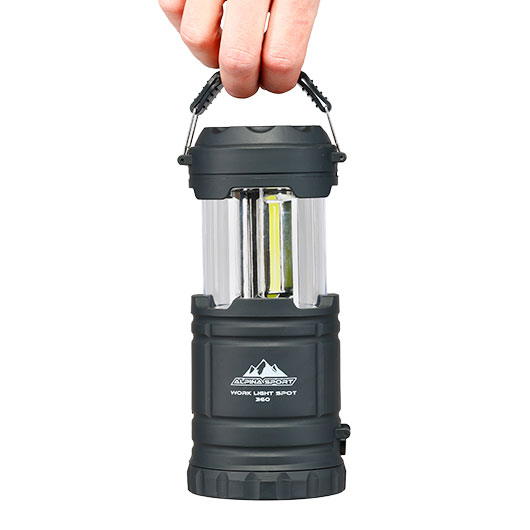 Alpina Sport Work Light Spot 360 LED Universal Arbeits- und Campingleuchte 240 Lumen schwarz Bild 9