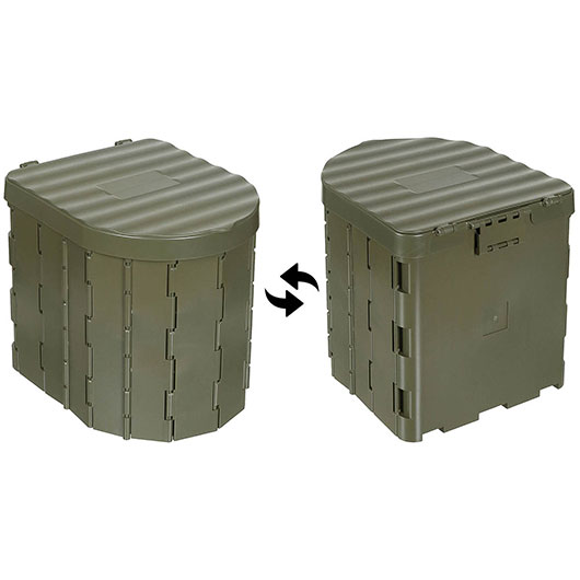 Fox Outdoor Campingtoilette faltbar oliv Bild 3