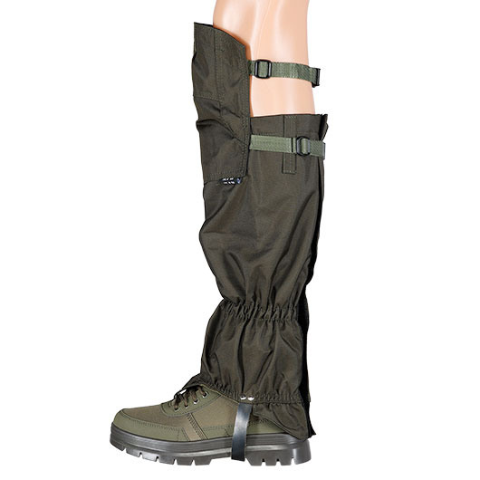 MFH Gamaschen extralang Overknee mit Rei�verschluss oliv Bild 6